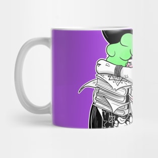 The Bookworm Witch - Green Hair Mug